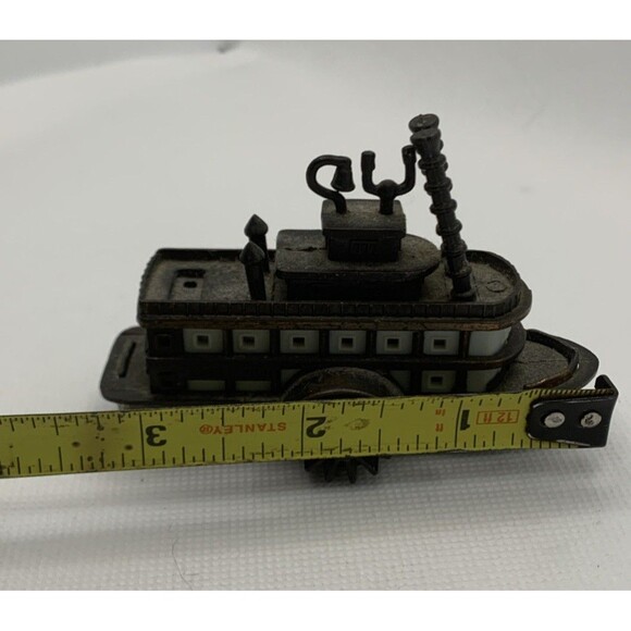 Vtg Die Cast Mark Twain RIVER BOAT Miniature Pencil Sharpener 3.5" - Picture 3 of 5